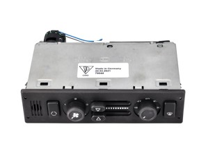Interruttore di controllo riscaldamento/ventilazione LHD, nero. Porsche 964 C2 / C4 con aria condizionata - 964659045001DB, 9646590450101C, 964659045X1DB, 964659045AX01C, 964659045AU01C